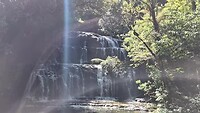 Purakaunui Waterval in the Catlins