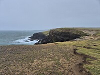 Kustlijn bij Slope Point