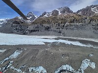 Uitzicht vanuit heli