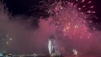 Vuurwerk van de Harbour Bridge