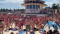 Klaarmaken voor de nieuwjaarsduik