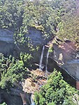 Waterval van boven
