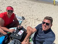 Yahtzee op het strand