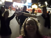 We hebben het reuze naar ons zin selfie