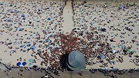 Drone foto Nieuwjaarsduik