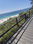 Uitzicht op kleine baai
