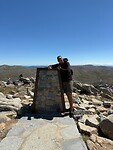 Jeroen op de top Mount Kosciuszko