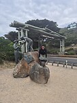 Jeroen bij start Great Ocean Road