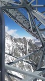 omlaag vanaf de top Monte Bianco ( juni 2017)