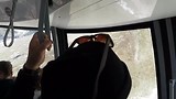 vanuit de 360 graden draaiende cabinelift (Monte Bianco juni 2017)