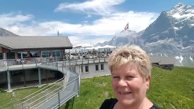 bovenop de cliffwalk First (juni 2017)