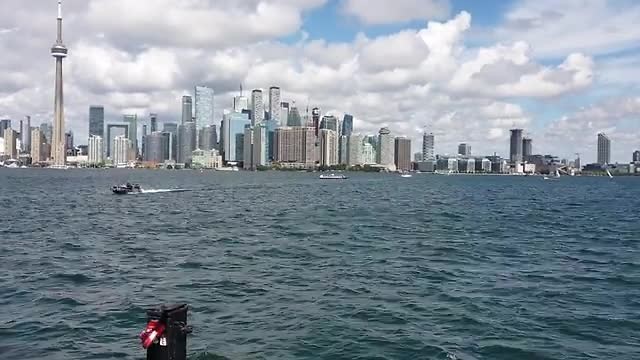 Timelapse skyline Toronto