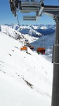 In de Flimsattelbahn ( lift nummer 3 van Ischgl naar Samnaun)