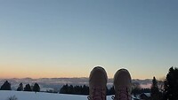 Schommelen in Scheidegg januari 2022
