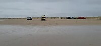 Op het grote strand van Rømø januari 2024