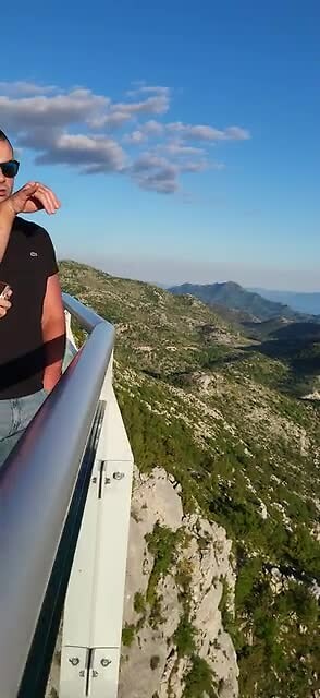 Skywalk Makarska Kroatië mei 2025