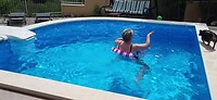 Zwembad Villa Anima Makarska mei 2025