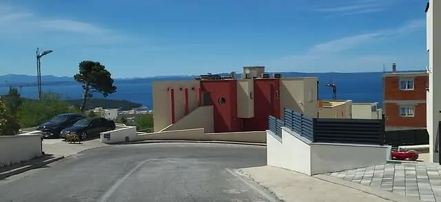 Vanaf Villa Anima naar Makarska mei 202