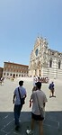 Zicht op de Kathedraal in Siena