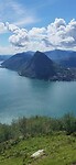 Zicht op het meer van Lugano ( augustus 2025)