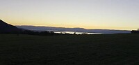 Uitzicht op het meer van Genève
