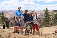 Ons gezin in de Grand Canyon!