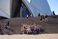 Sydney - Dag 4 - Groepsfoto Opera