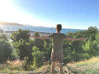 Airlie Beach - me + view