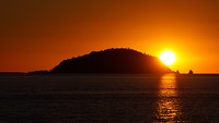 Whitsundays - Sunset on the boat
