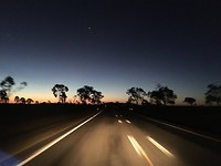 On the Road - Sunset 123