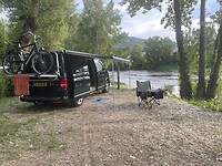 Mooi plekje op de camping