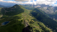 Rechts de Aravis keten