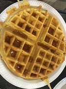 Zelfgemaakte wafel