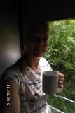 Lux bakje thee in de trein