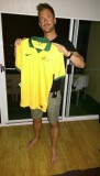 Tom heeft een Australian soccer shirt gescoord!