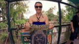 Jess met croc!