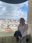 De toren van de kathedraal in Cadiz