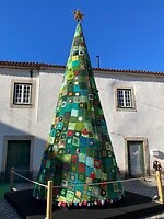 Een gehaakte kerstboom