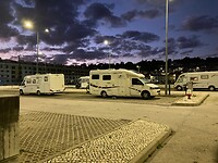 Zo stonden we op het festivalterrein in Coruche
