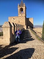De burcht in Antequera