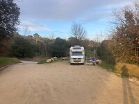 Lekker rustig plekje op onze laatste nacht in Spanje