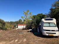 Ons plekje bij Faith. Inmiddels is alles weer groen