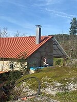 FF chillen in de schaduw na de wandeling hierheen
