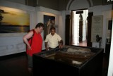 In het museum