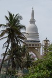 Tempel gezien vanaf de vuurtoren