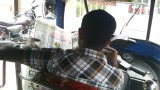 Onze chauffeur moest vaak op ons wachten
