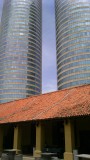 World trade center gezien vanuit de Dutch hospital
