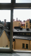 Uitzicht vanuit raam hotel