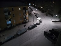 Wakker worden met sneeuw