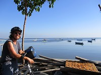 25 juli - we zijn aan de noordkust van Java